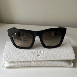 Women’s matte black Electric Crasher Sunglasses
